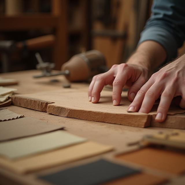 職人が選定する上質な木材と手道具