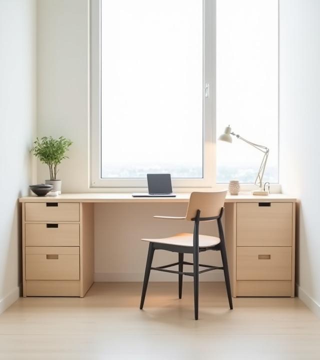 シンプルで機能的なYūgure Kaguのワークスペース